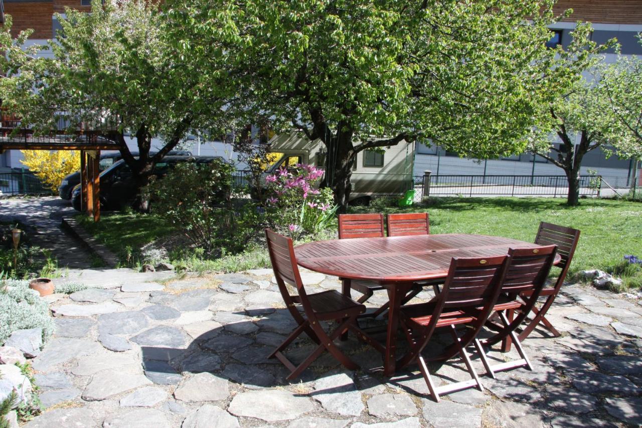 Chalet Avec Jardin Bourg-Saint-Maurice Dış mekan fotoğraf